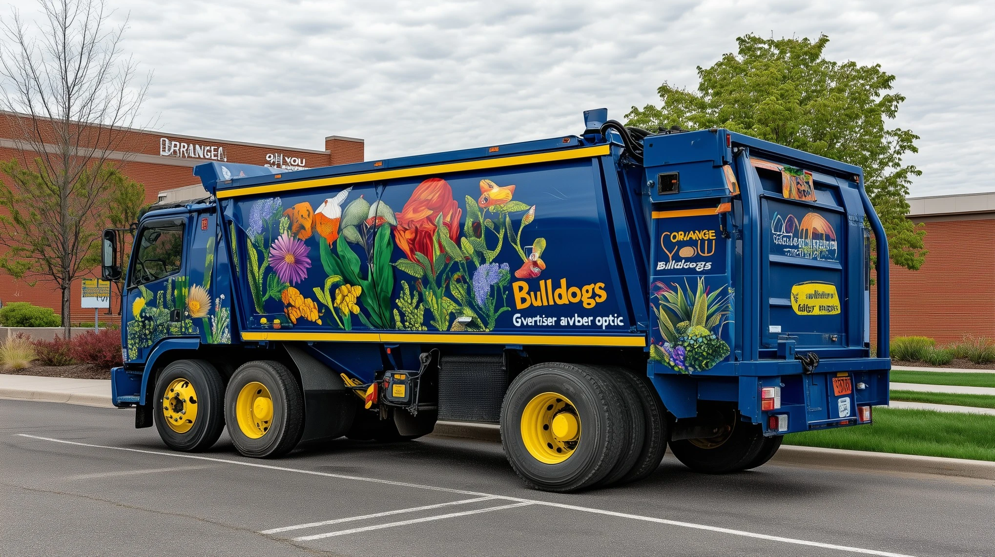 Custom Garbage Truck Wrap