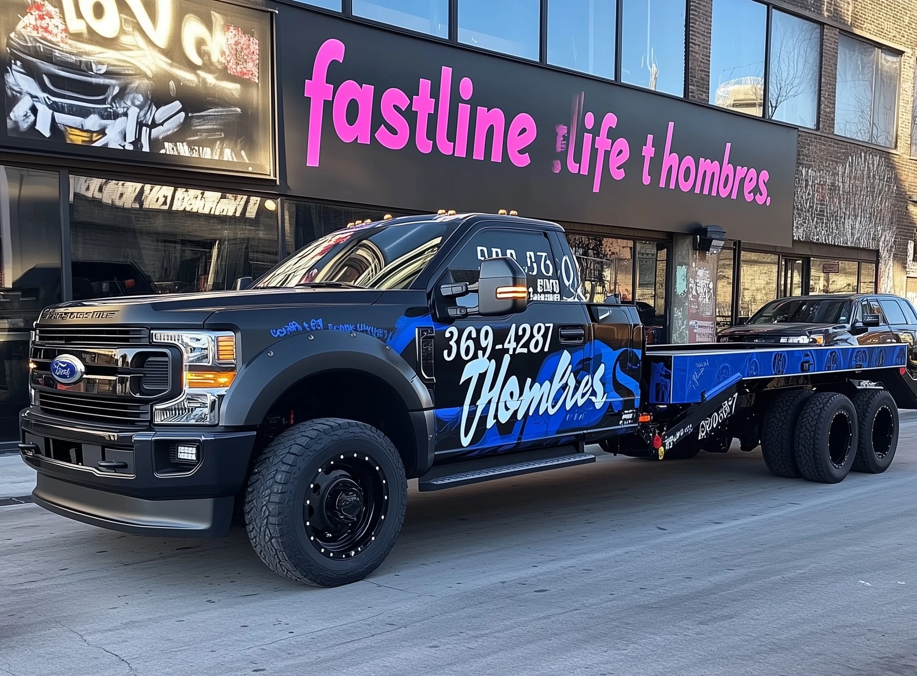 Custom Tow Truck Wrap